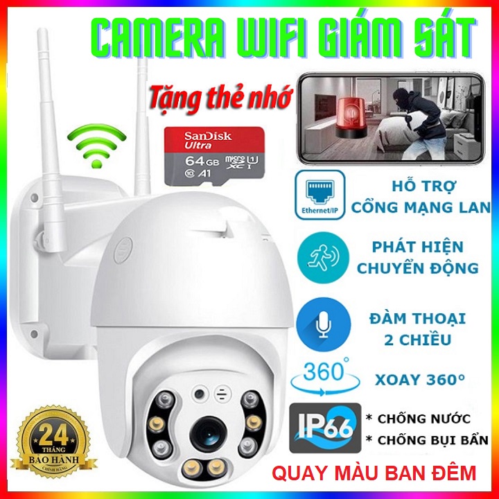 Camera giám sát 360 độ trong nhà, ngoài trời Hisee SE, camera wifi an ninh gia đình thế hệ mới giám sát qua điện thoại