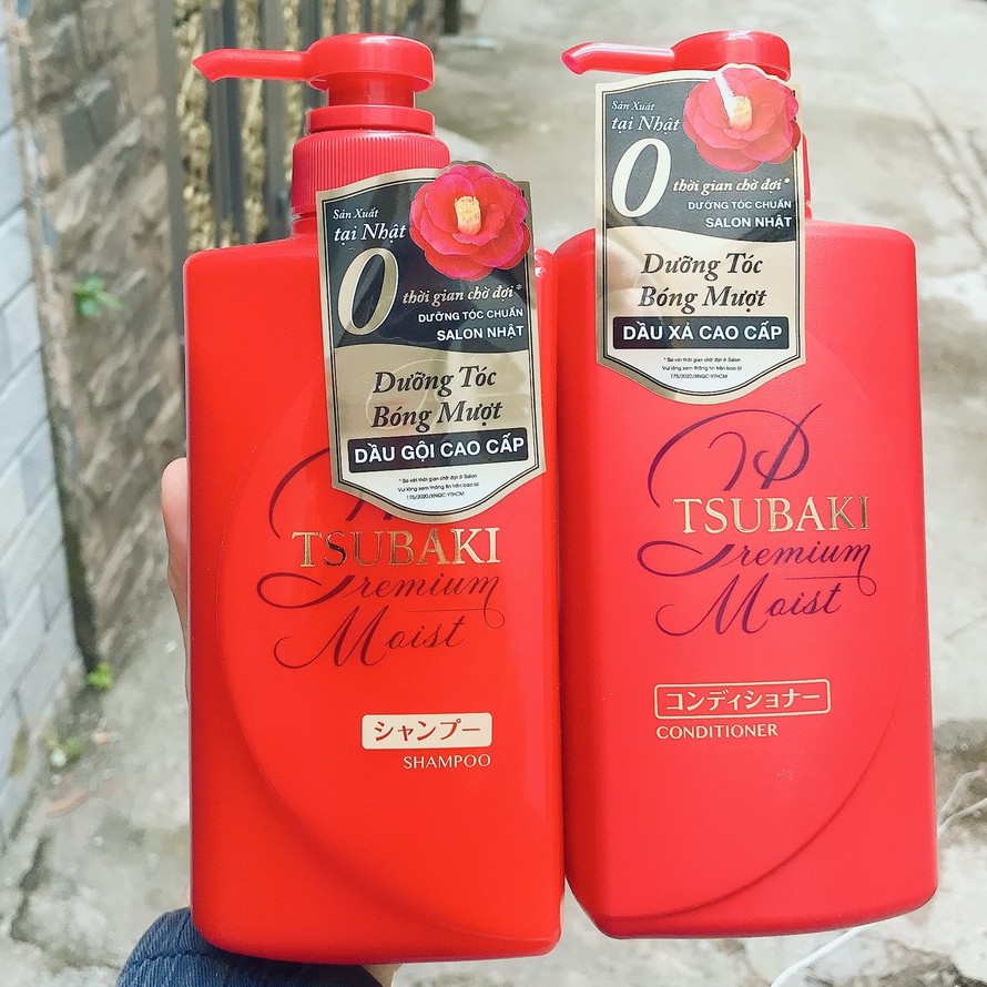 (chính hãng,mẫu mơi 2020) dầu gội ,dầu xả dưỡng tóc bóng mượt Tsubaki 490ml