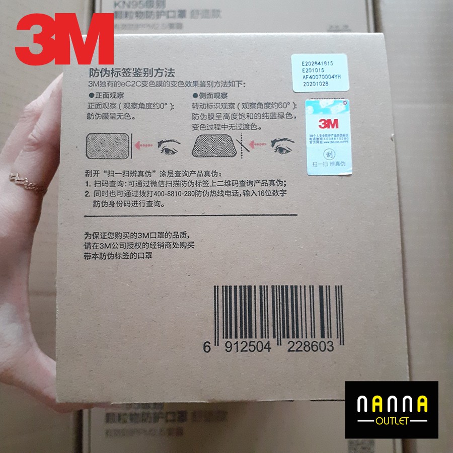 [CHÍNH HÃNG] Khẩu trang 3M 9501V+ quai đeo tai | BigBuy360 - bigbuy360.vn