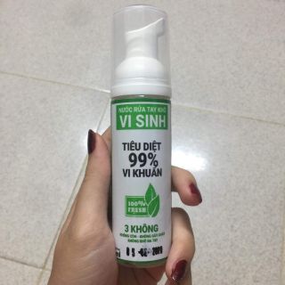 NƯỚC RỬA TAY KHÔ VI SINH KHÔNG CỒN FOAMCARE