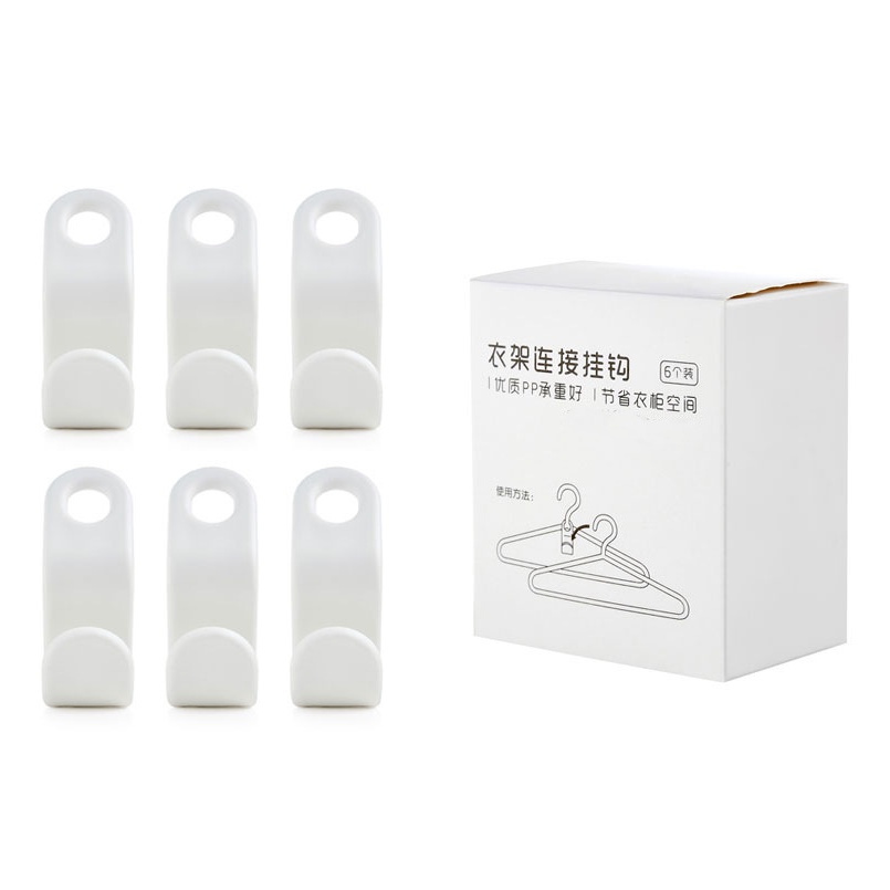 Móc Nhựa Treo Quần Áo Đa Năng Tiết Kiệm Không Gian