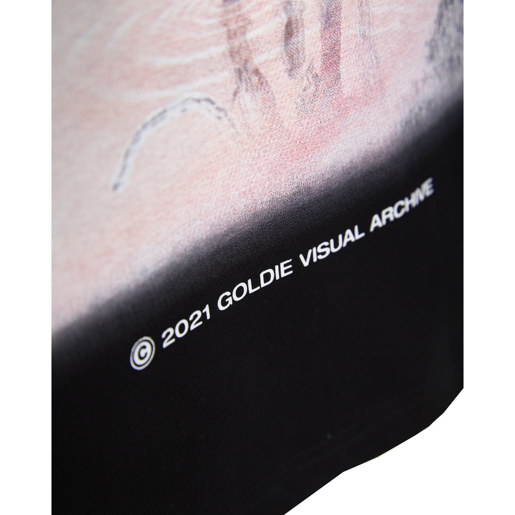 Áo thun 'GOLDIE UNSEEN DIMENSION' 100% cotton 2 chiều màu đen