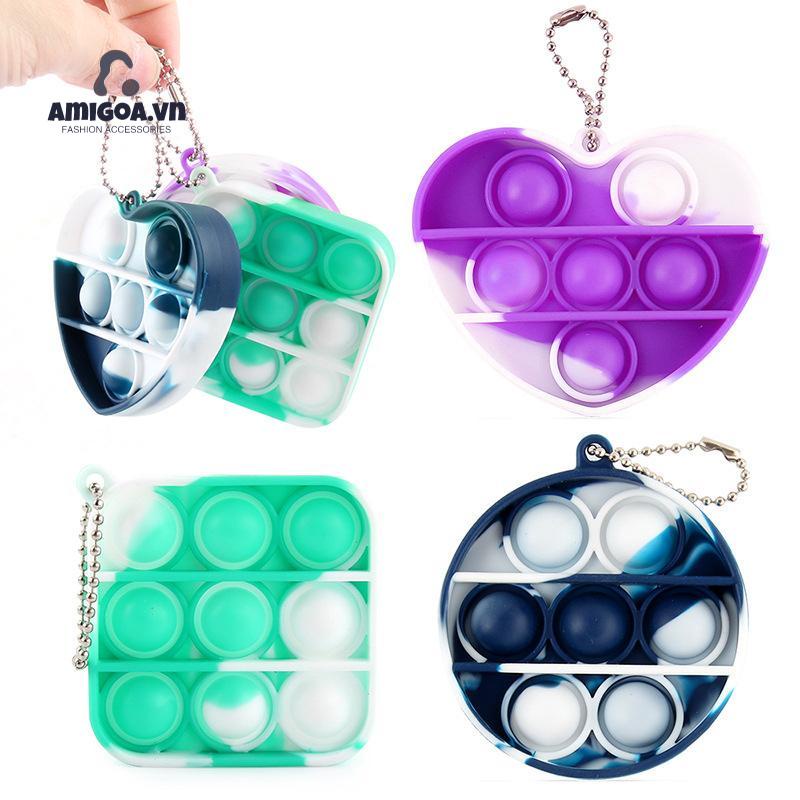 Móc Khóa Đồ Chơi Bằng Silicon Dễ Thương Giảm Căng Thẳng