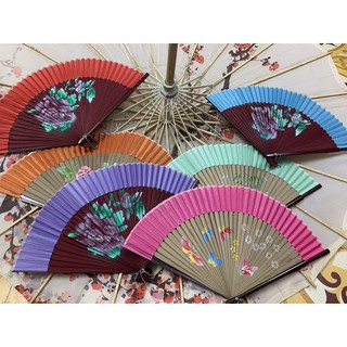 Quạt tre chụp ảnh cổ phục - áo dài