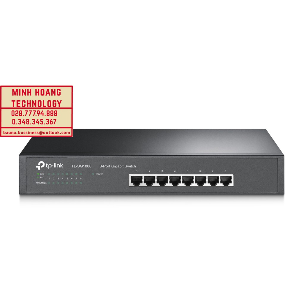 Bộ chuyển đổi tín hiệu 8 cổng Switch Gigabit TL-SG1008