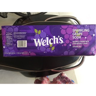 [FREESHIP 99K TOÀN QUỐC NƯỚC NGỌT NHO SPARKLING GRAPE SODA WELCH’S MỸ