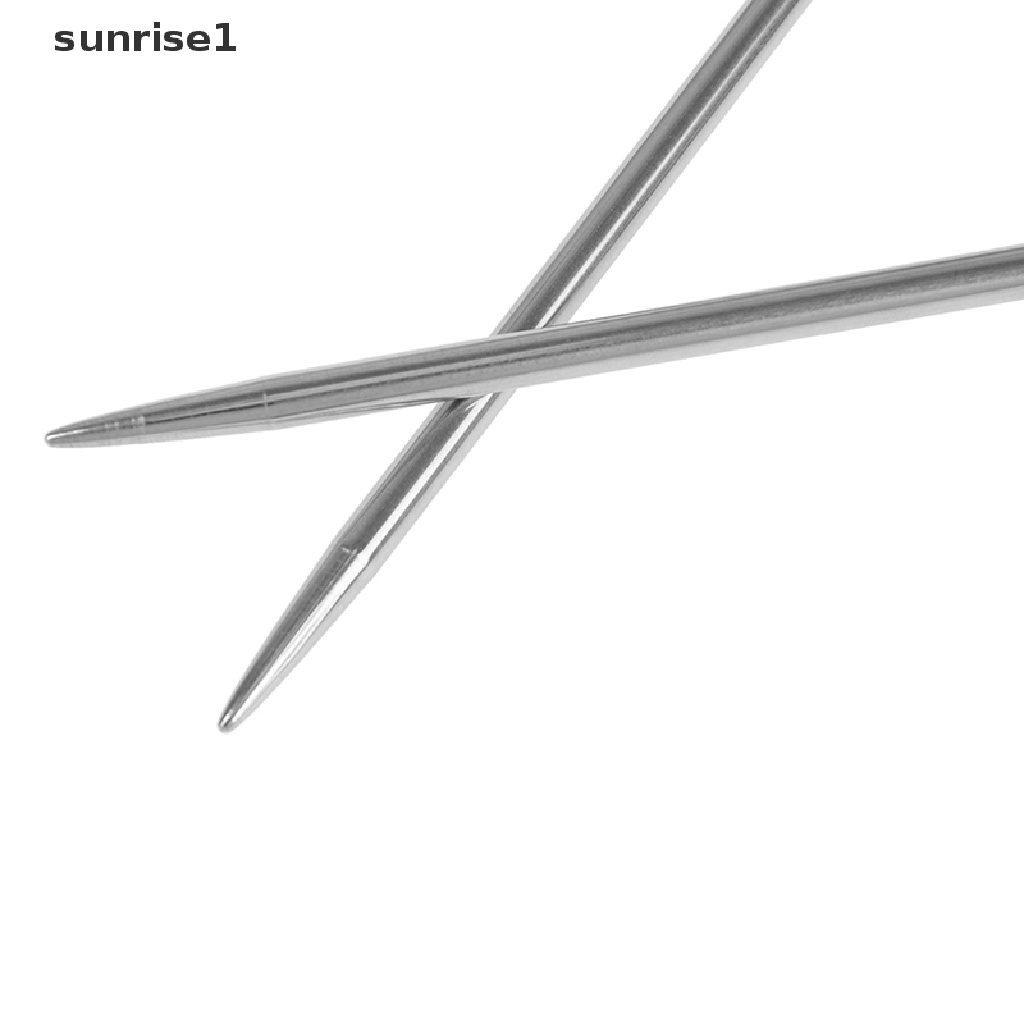 Sunrise1 Set 35 Kim Đan Len Thẳng Dài 20cm Bằng Thép Không Gỉ DIY