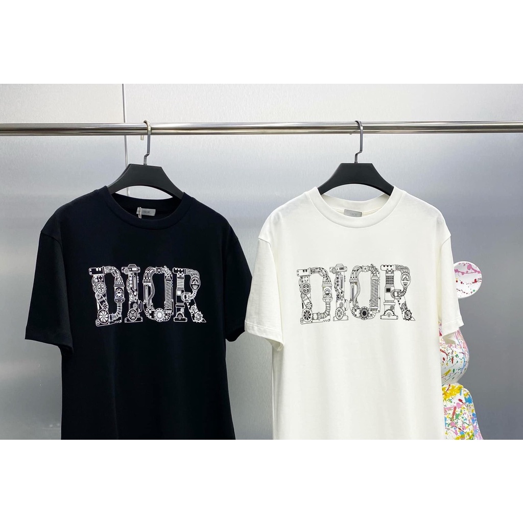 Áo thun Dior họa tiết cho bé , áo thun trẻ em unisex , Kid_genZ