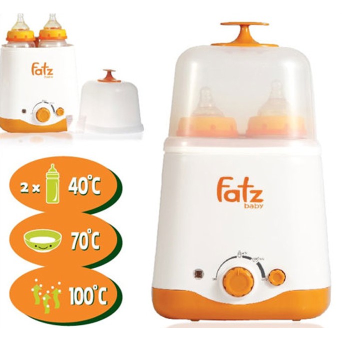 Máy hâm sữa tiệt trùng đa năng 2 bình Fatz FB3011SL