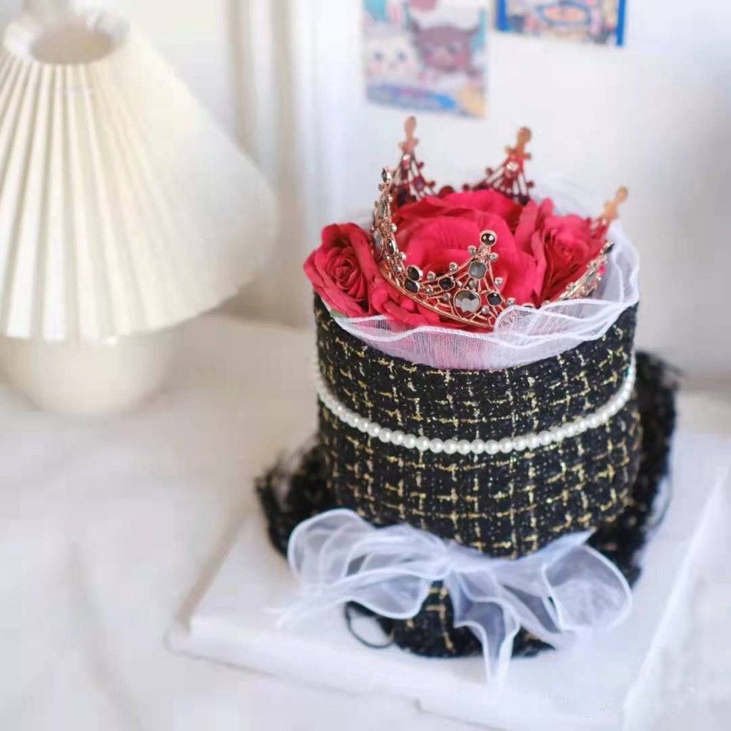 Nhỏ thơm gió sang trọng vải bó hoa đóng gói bánh trang trí bó hoa bánh trang trí vải