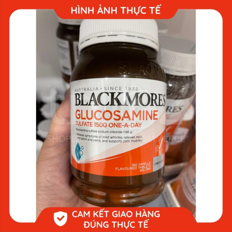 Viên uống xương khớp Blackmores Glucosamine 1500mg Loại 180 Viên, mẫu mới