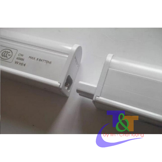 Máng đèn LED T5 liền khối BN058c 1,2m, 0,9m, 0,6m, 0,3m Philips