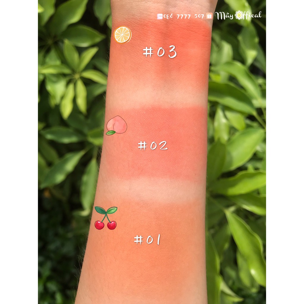 [ ẢNH THẬT ] Set 3 má hồng dạng bột Tanako Sweet Blush Organe Thái Lan | BigBuy360 - bigbuy360.vn