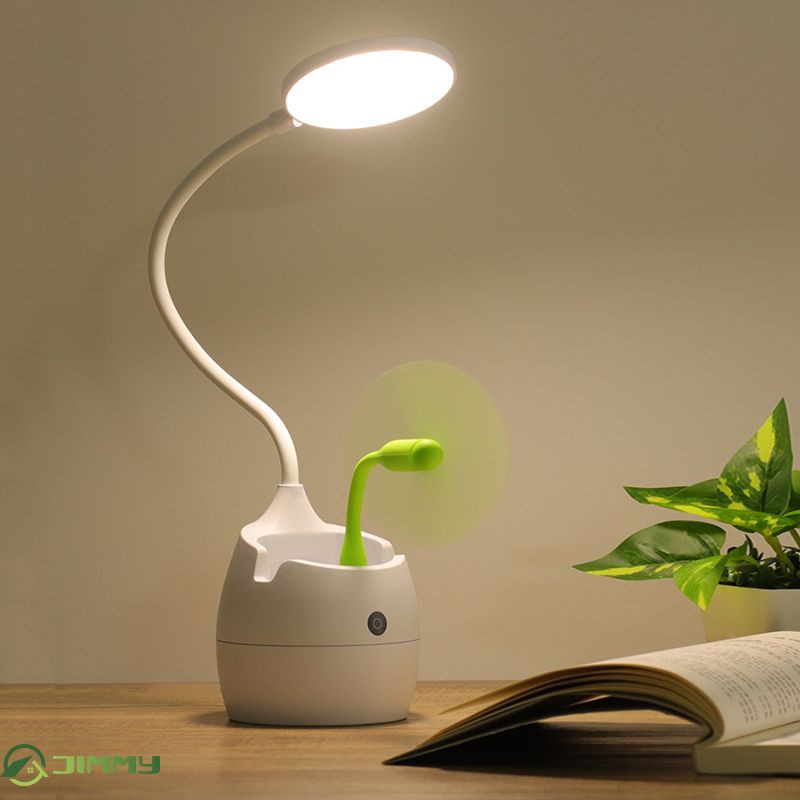 Đèn Led Để Bàn Có Ngăn Đựng Bút / Điện Thoại Tiện Dụng Cho Học Sinh / Ký Túc Xá