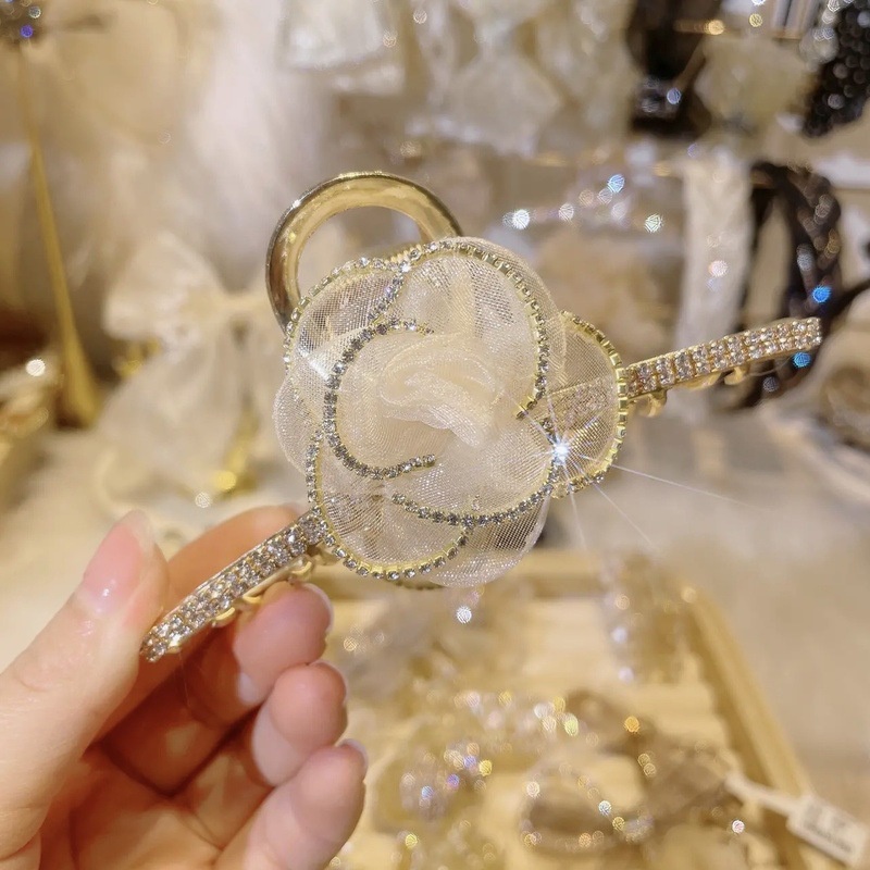 Kẹp Tóc Hình Hoa Cỡ Lớn Thời Trang Mùa Hè Xinh Xắn Cho Nữ