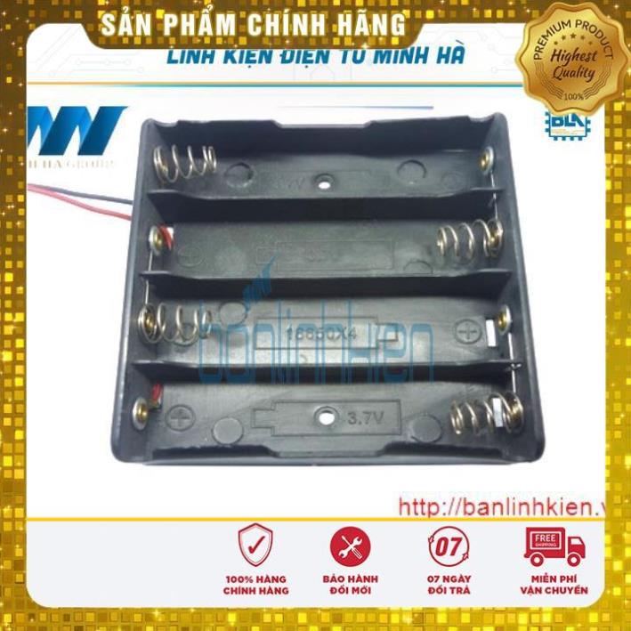 Hộp Đế Pin Ultrafire 18650 4 Cell