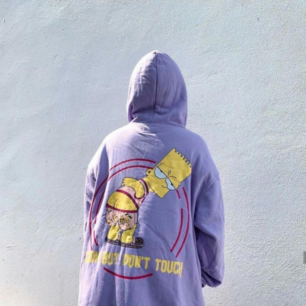 Áo hoodie nỉ unisex form rộng WIND nỉ Don't Touch nam nữ thời trang kmg