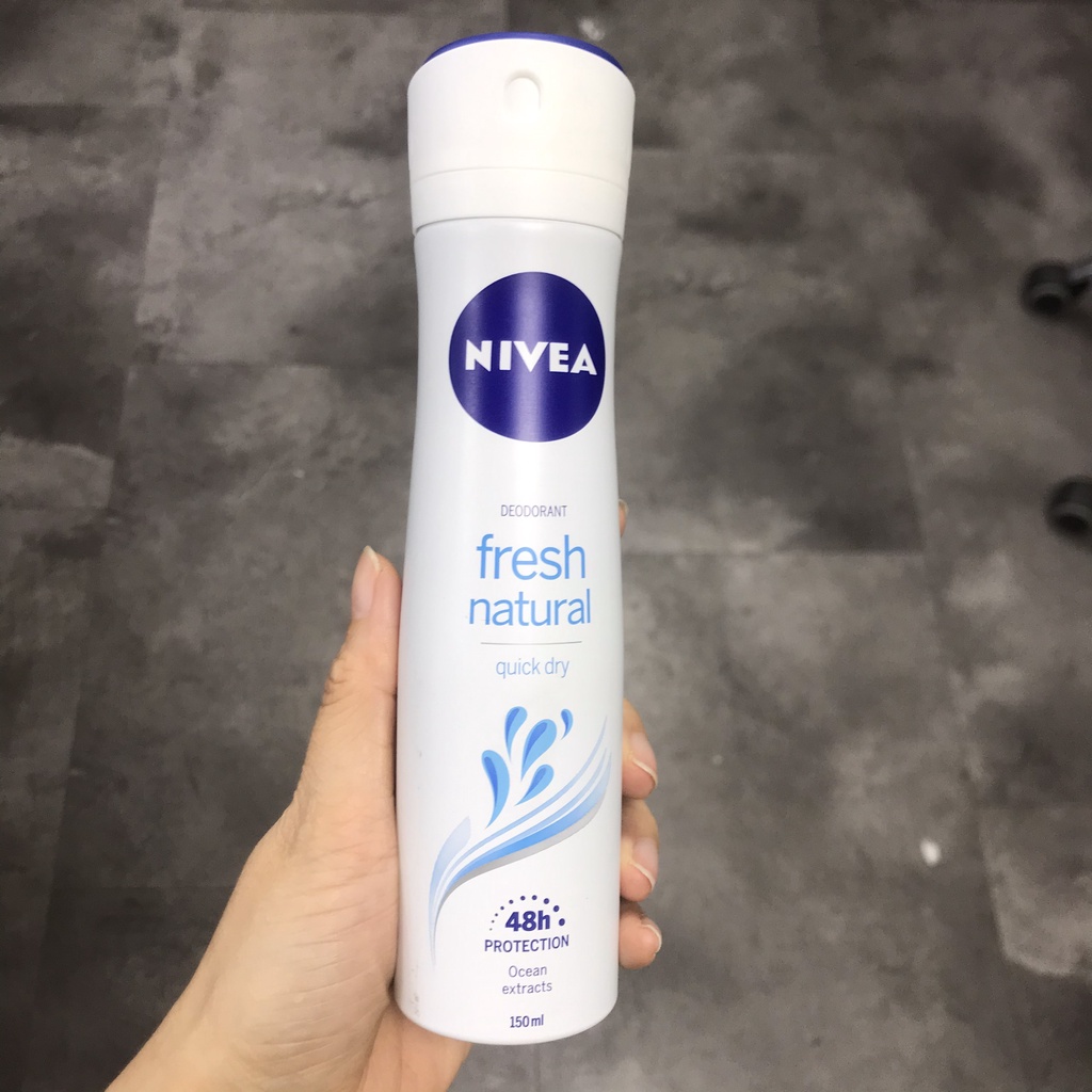 Xịt nách nữ Nivea 150ml / Sịt khử mùi nữ Nivea