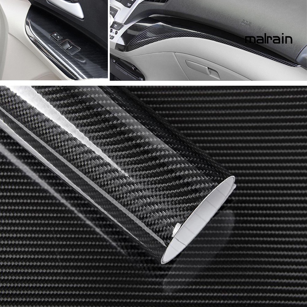 Cuộn dán trang trí xe hơi bằng sợi carbon chất lượng cao 5D