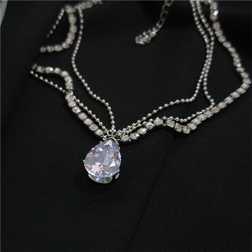 Vòng cổ Ngắn Đính Đá Lấp Lánh