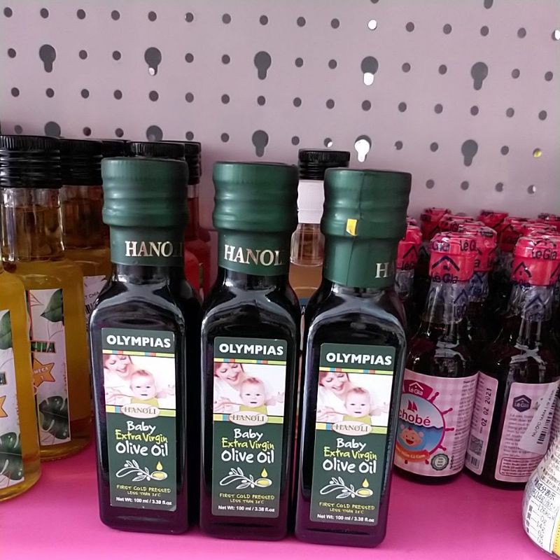 Dầu Oliu Olympias Hanoli Baby Extra Virgin Olive Oil 100ml/Chai Hy Lạp