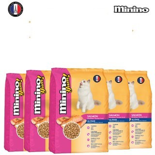 5 gói thức ăn mèo MININO YUM CÁ HỒI 350GR