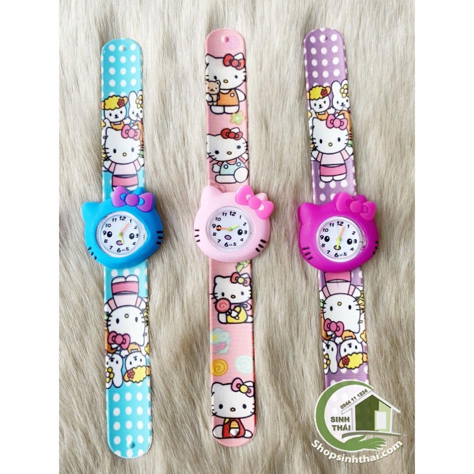 Đồng hồ đập tay trẻ em hình hello kitty - Giao màu ngẫu nhiên