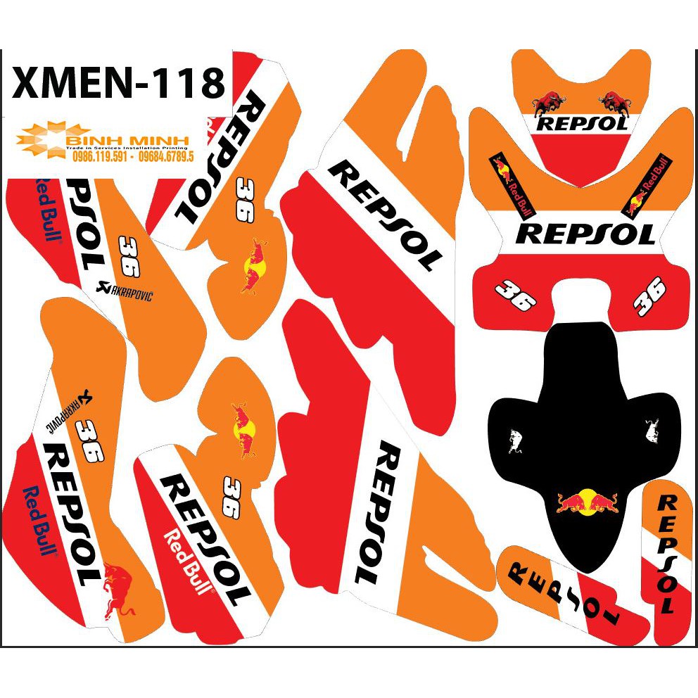 Tem trùm  Xe Điện Xmen 118