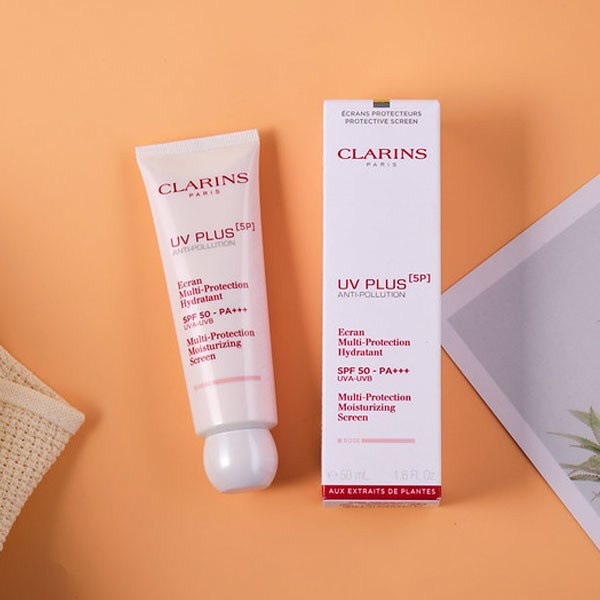 KEM CHỐNG NẮNG CLARINS MẪU MỚI bản ROSE hồng GIÁ SIÊU TỐT ĐỦ BILL