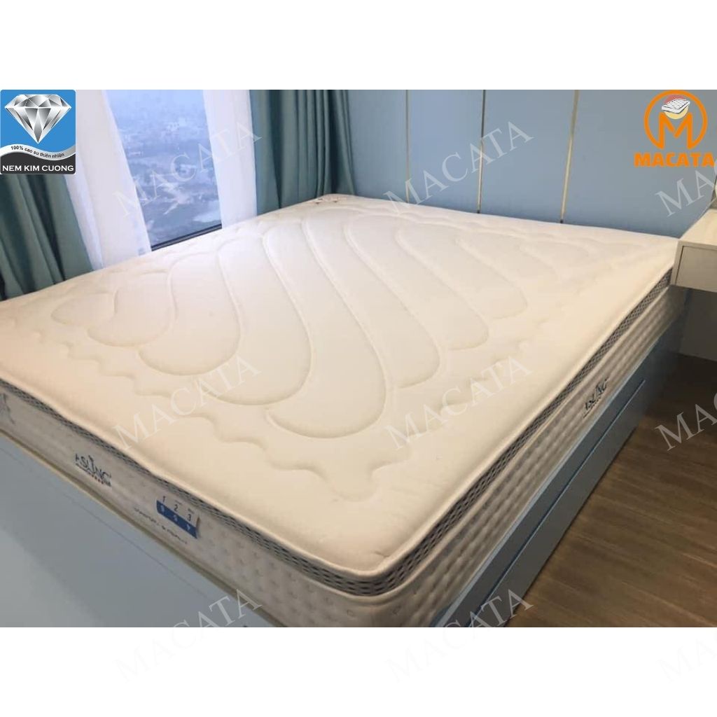 Nệm lò xo KIM CƯƠNG túi độc lập ASLING 4 sao cao cấp chuẩn khách sạn chính hãng giá tốt bảo hành 10 năm LX1004