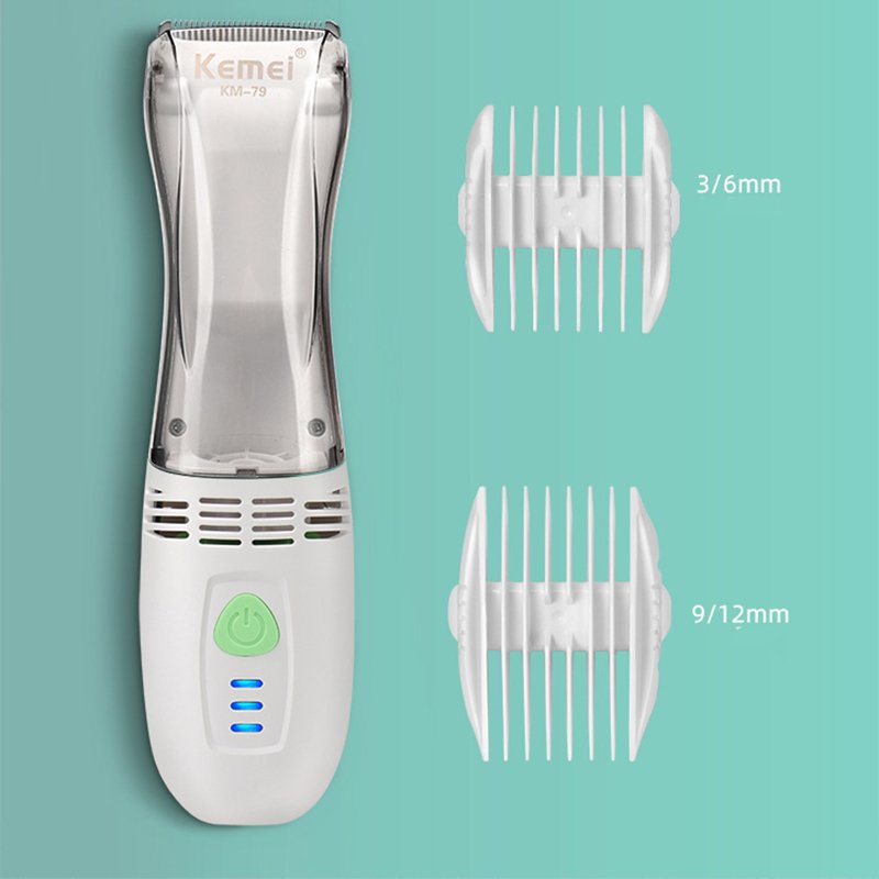 Tông đơ cắt tóc hút tóc Kemei KM-79 an toàn cho bé STCSSĐ