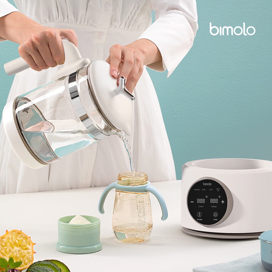 Máy Hâm Nước Pha Sữa BIMOLO Chính Hãng Đức - Bình Đun Nước Pha Sữa, Giữ Nhiệt BẢO HÀNH 12 THÁNG Quà tặng (SP200307)