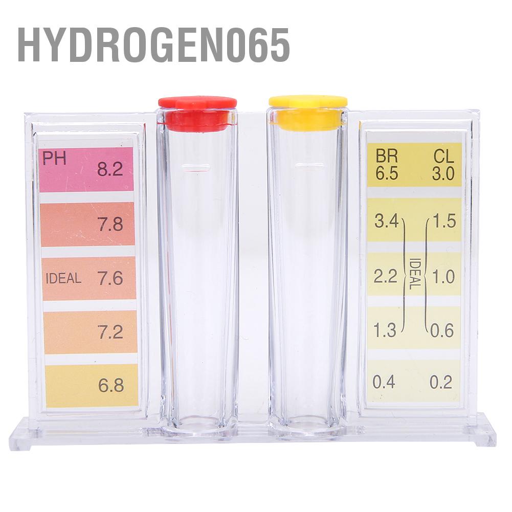 Tác nhân phát hiện PH.OTO Bộ kiểm tra chất lượng nước PH clo Máy kiểm tra bể bơi Hộp thử nghiệm Hydrogen065