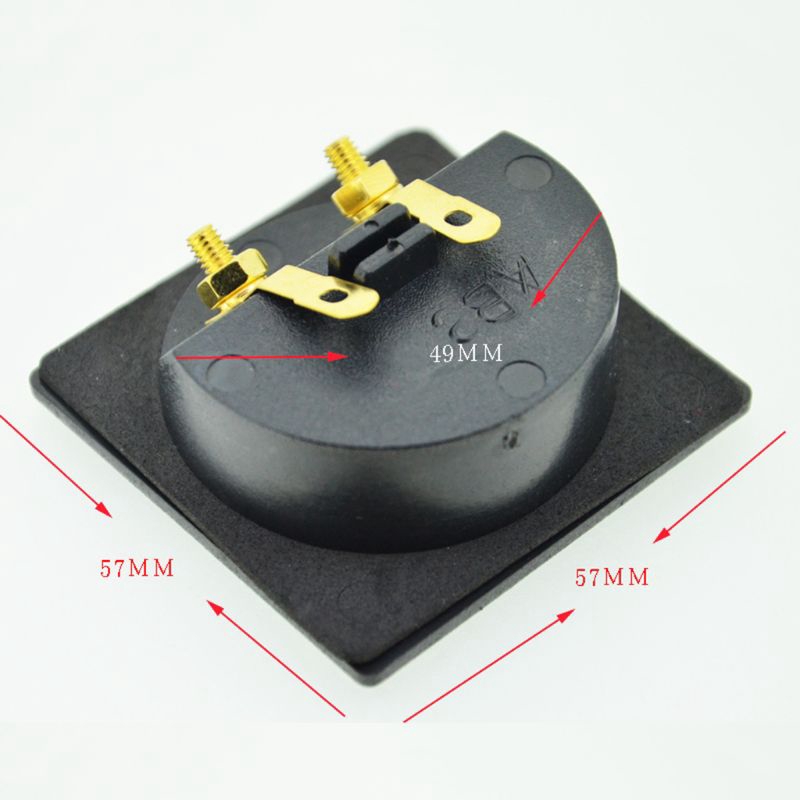 Đầu Nối Dây Âm Thanh 2 Cổng Cho Loa Siêu Trầm Xe Hơi