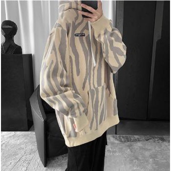 Áo hoodies unisex chất liệu nỉ ngoại rằn ri in toàn thân, lót 2 lớp CC047 | BigBuy360 - bigbuy360.vn