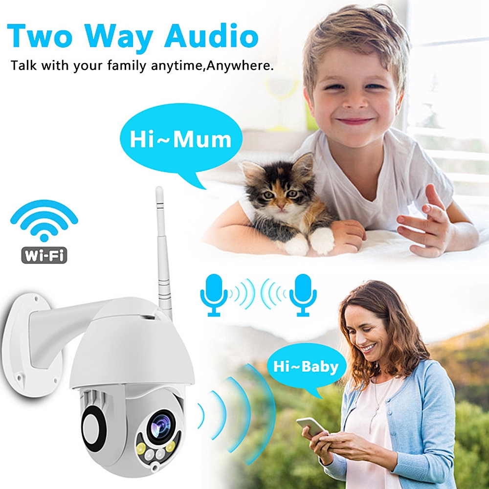 WiFi Camera Intelligent Water-proof Sun Resistant Wireless High Definition IR Surveillance Camera