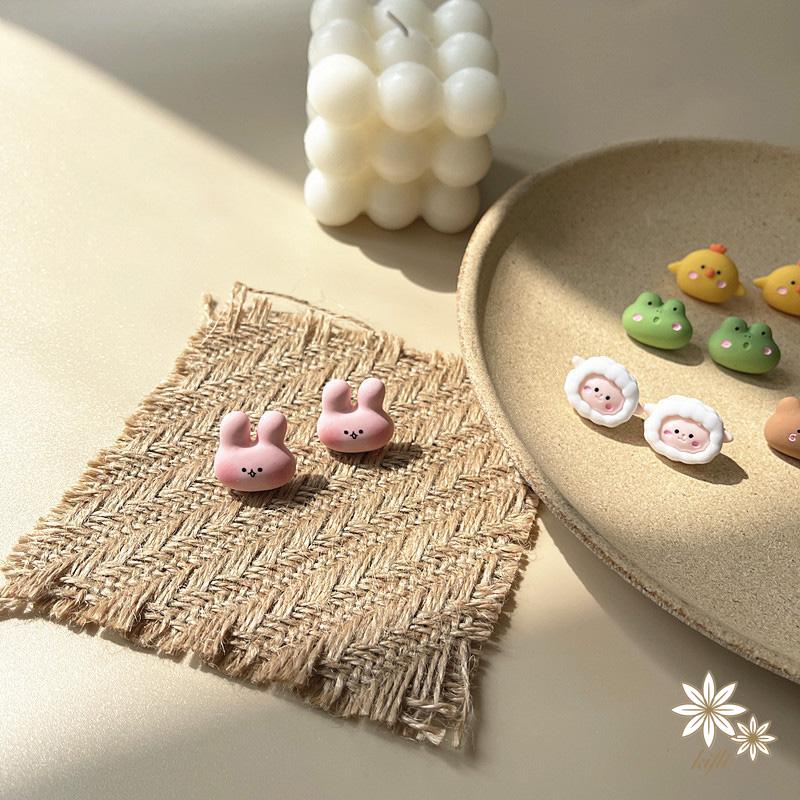 Khuyên Tai Bạc 925 Hình Động Vật Dễ Thương