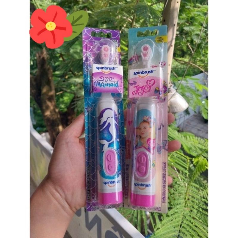 Bàn chải đánh răng bằng pin cho bé Colgate và Oral-B , Spinbrush .