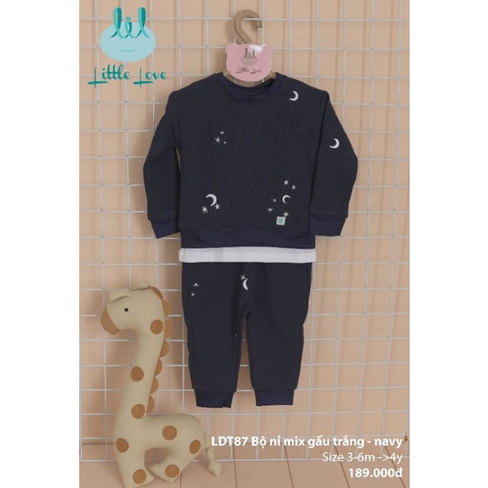 Bộ nỉ Lil Little Love cho bé