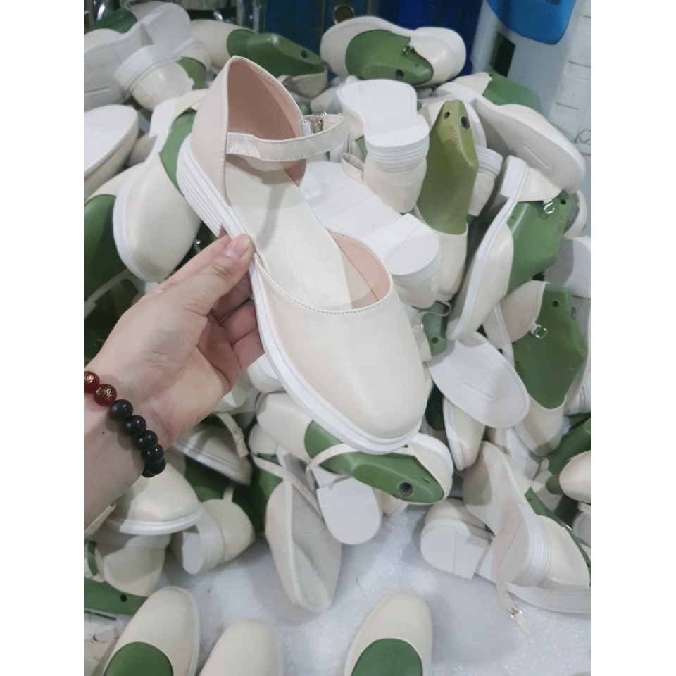 Hàng sẵn Giày sandal búp bê khoét eo marry jane style vintage G60 -zinzin3456-