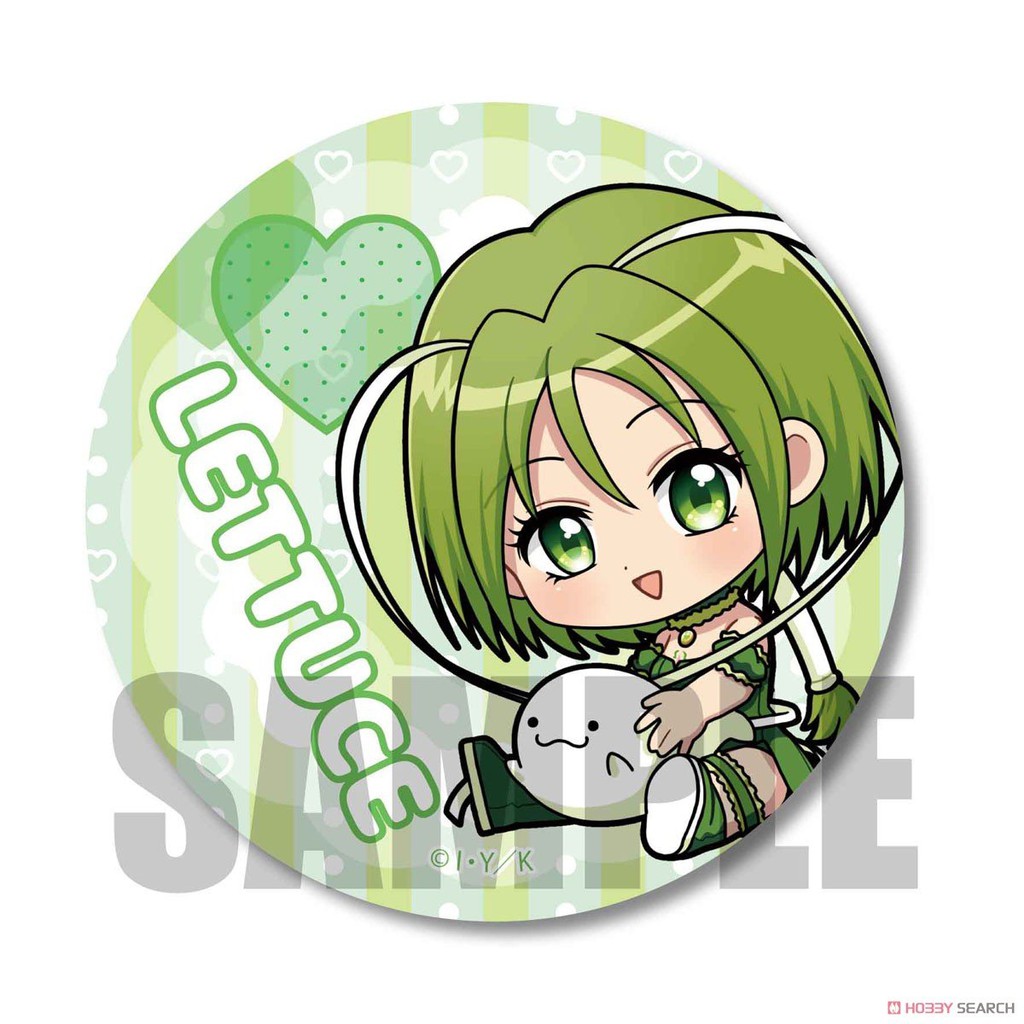 Huy hiệu cài áo IN HÌNH Tokyo Mew Mew ver ngồi ôm thú anime chibi dễ thương tiện lợi