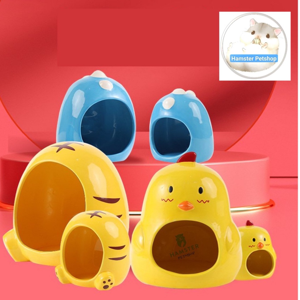 Nhà ngủ sứ gà cho Hamster, sóc, nhím