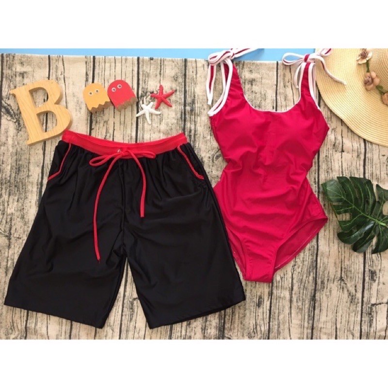 Bikini mảnh liền viền trắng | BigBuy360 - bigbuy360.vn