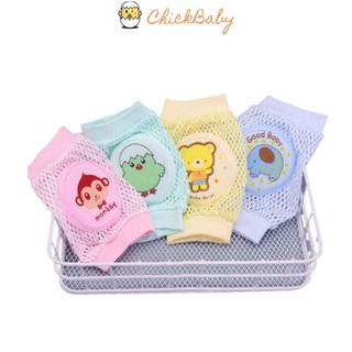 Đệm gối bằng lưới cho bé đang tuổi tập bò, đi, chạy, nhảy có miếng đệm bảo vệ đầu gối - ChickBabyShop