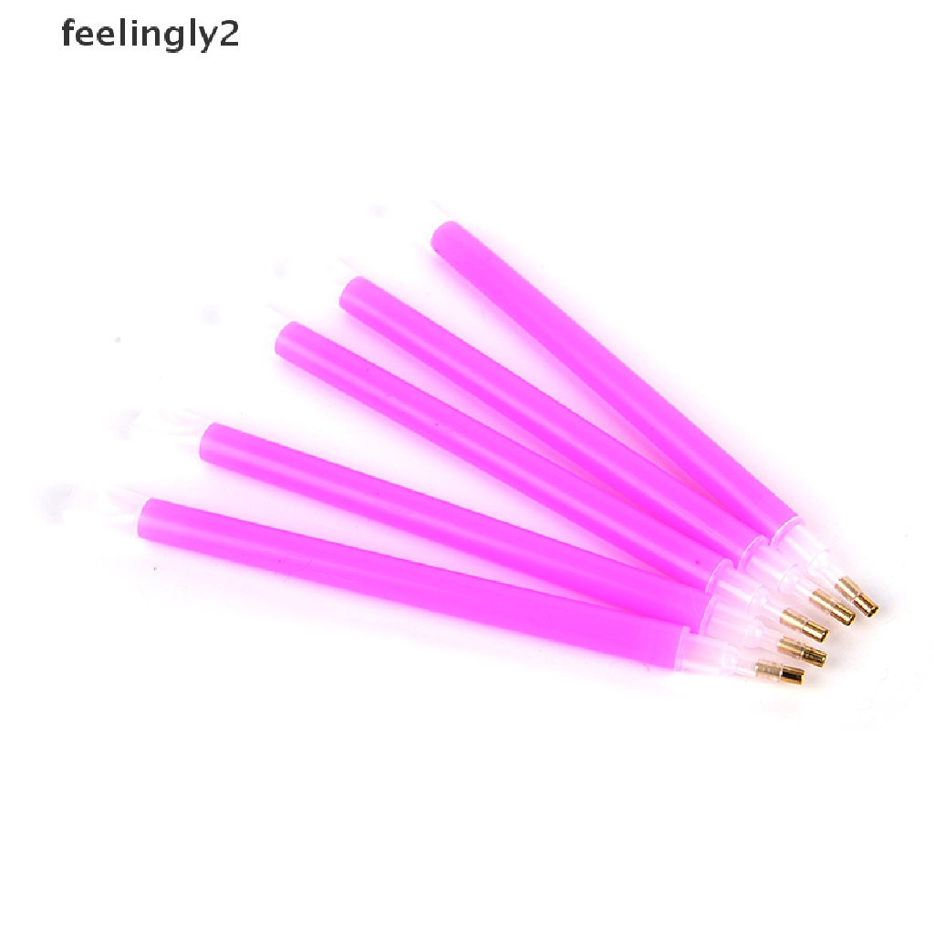 [Hàng mới về] Set 5 bút đính đá trang trí móng 2 đầu tiện dụng