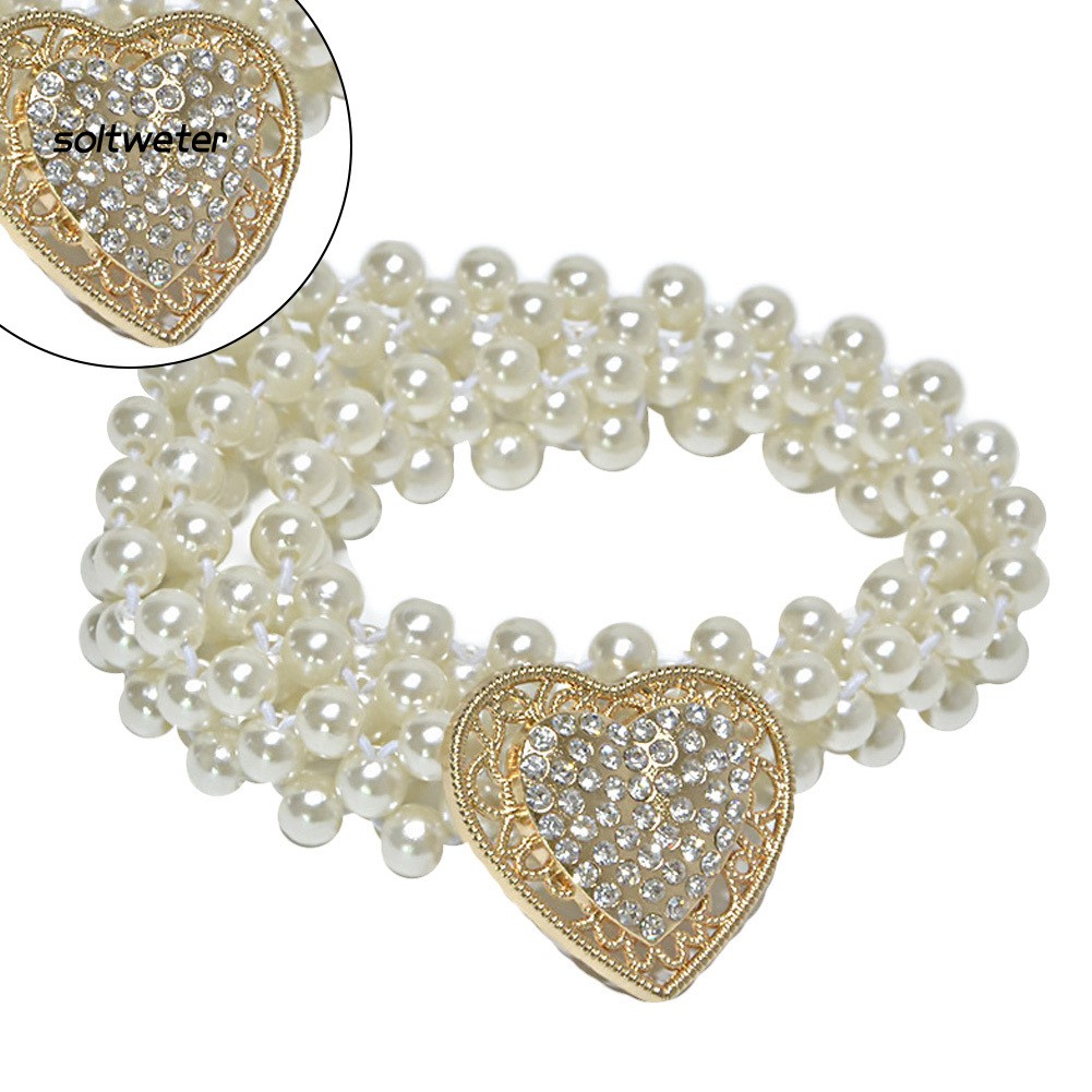 Thắt Lưng Kim Loại Hình Ngôi Sao / Trái Tim Đính Đá Thời Trang Cho Nữ