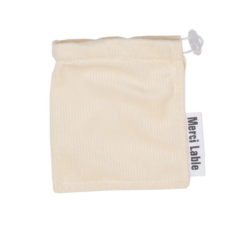 OCEANMAP Túi Nhung Đựng Tiền / Thẻ / Son Môi Màu Trơn Đơn Giản Ốp