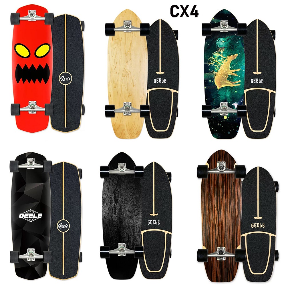 CX4 GEELE Xe Tải Lướt Ván Trượt 30 Inch - Chiều Dài 76cm, Phù Hợp Cho Thể Thao Ngoài Trời