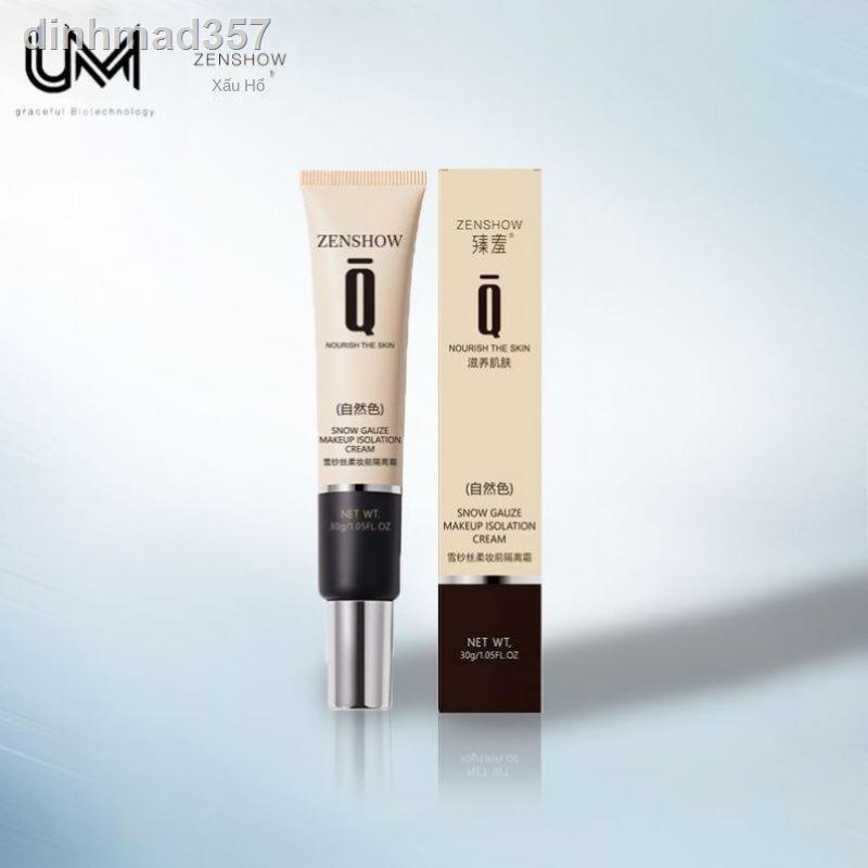 ✵✸✾Thương mại điện tử Zhenxue Yarn Silky Isolation Cream Kem lót trang điểm giữ ẩm lâu dài Che giấu lỗ chân lông vô hình