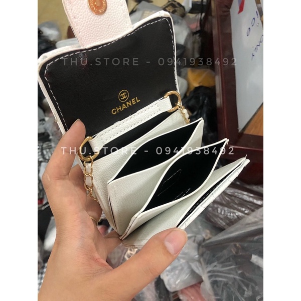 Ví X Đeo Chéo Nữ Mini, Ví Nữ Nhiều Ngăn Trần Trám